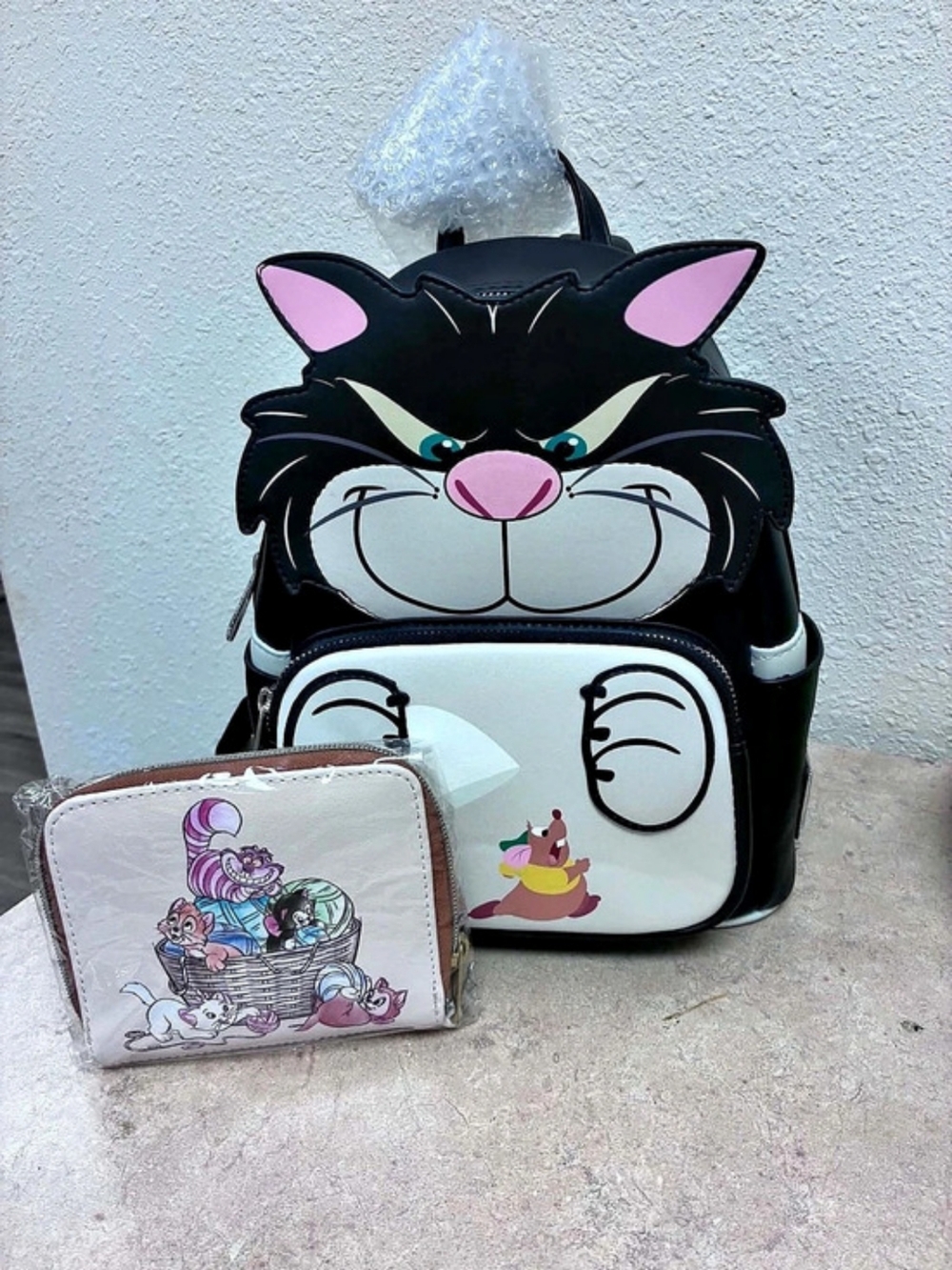 Loungefly X LASR Exclusive Disney Cinderella Lucifer Cosplay Mini Backpack